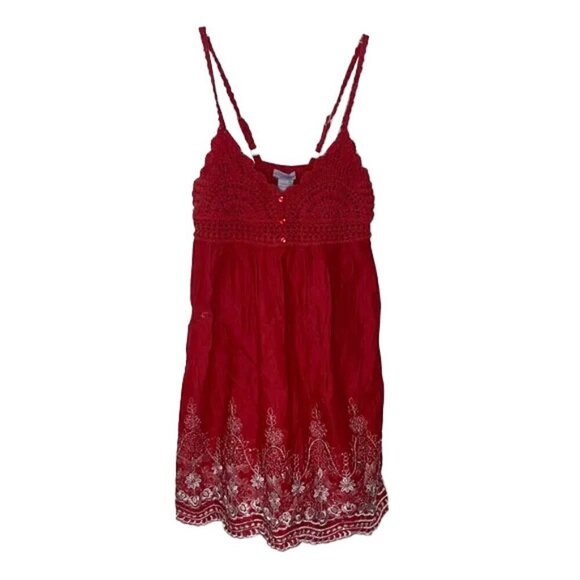 ❤️ 🆕 ULTRA PINK Red Dress Size XS - Picture 1 of 4